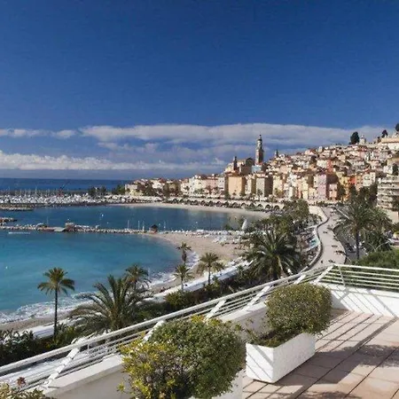 2p A Avec Piscine, Terrasse, Parking Et Proche Plages - Fr-1-196-194 * מנטון
